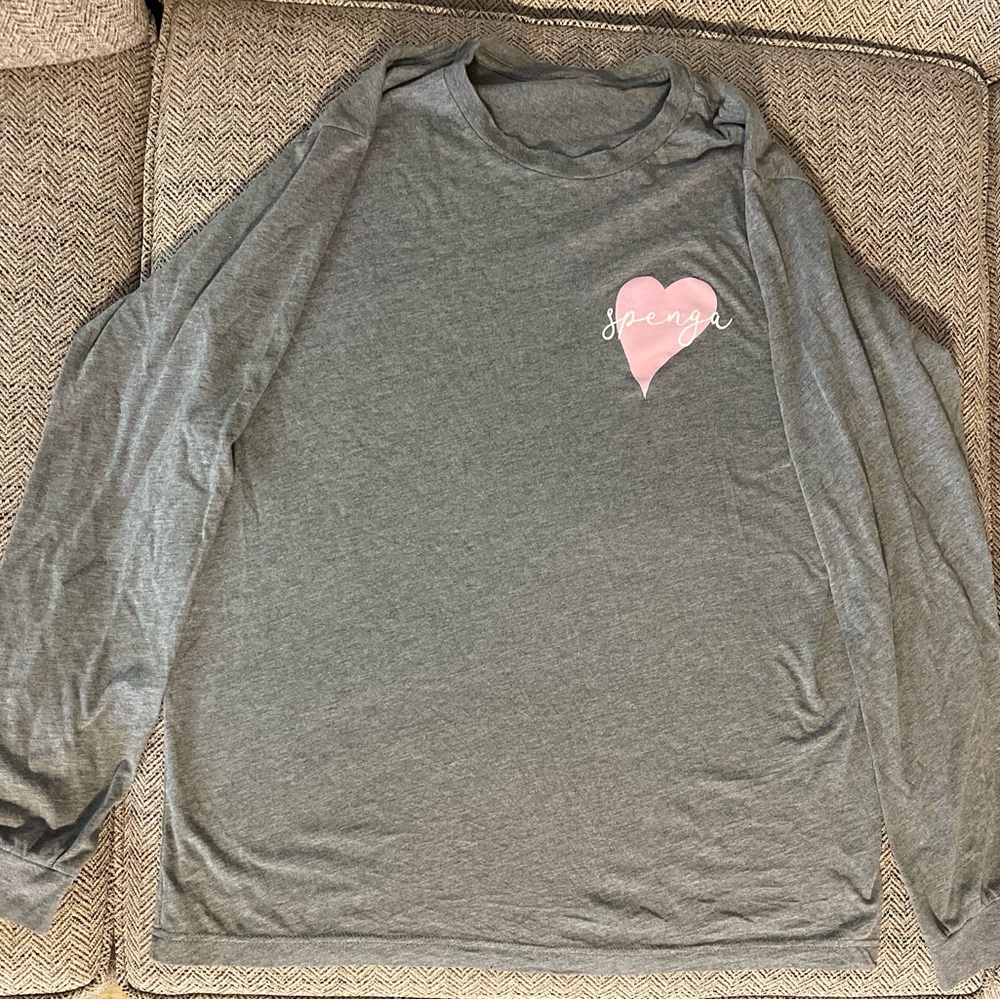SPENGA long sleeve Valentine t-shirt.